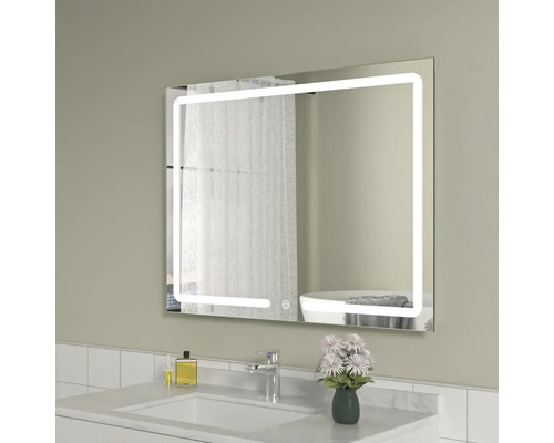 Oglindă baie cu LED și funcție Touch 80x60 cm IP44 80-2-1-1