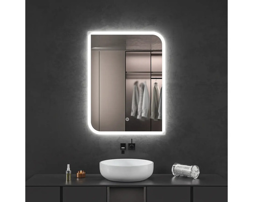 Oglindă baie cu LED și funcție Touch 60x80 cm IP40 105