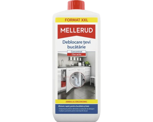 Soluție desfundat țevi Mellerud 1,75L