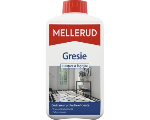 Soluție curățat gresie și pardoseli din piatră Mellerud 1L Mellerud Soluție curățare gresie