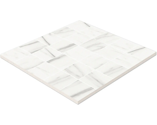 Placă de mozaic ceramic cu aspect împletit