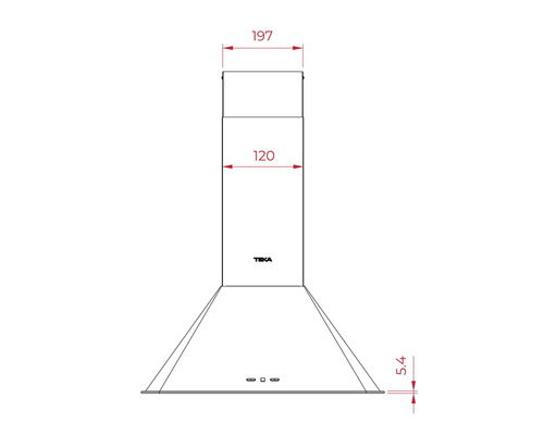 Desen tehnic cu dimensiunile hotei
