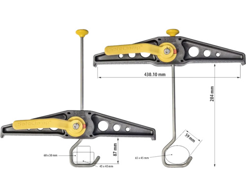 Clema de conductă SafeClamp cu dimensiuni