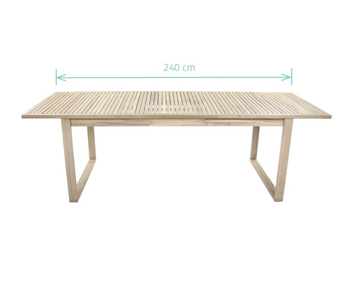 Masa de grădină din lemn cu lungimea de 240 cm