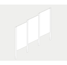 Desen cu elemente de protecție a intimității pentru grădină