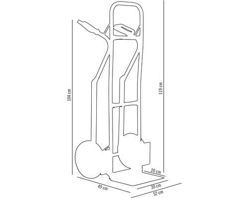 Dimensiunile căruciorului de transport