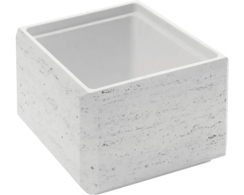 Ghiveci de flori din travertin