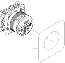 Logo Grohe Corp termostatic încastrat cu placă de montaj