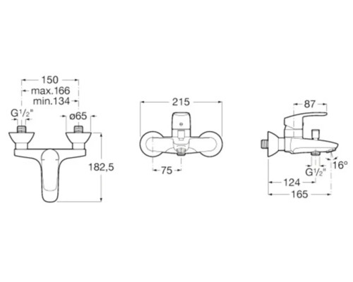 Desen tehnic al unei armături cu dimensiuni