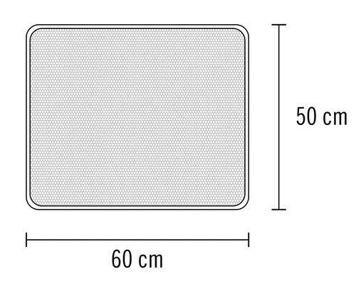 Plasă de insecte cu dimensiunile de 60 pe 50 de centimetri