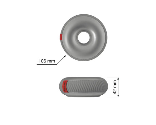 Amortizor cablu de sârmă cu dimensiunile de 106 mm și 42 mm