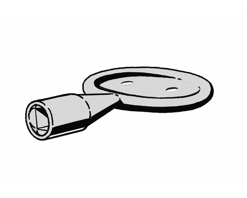 Extensie robinet cu piuliță pătrată