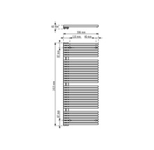 Desen tehnic al unui radiator cu dimensiuni