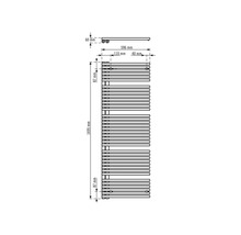 Desen tehnic al unui radiator cu dimensiuni