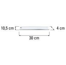 Corp de iluminat cu LED pentru dulap cu dimensiunile de 30 cm lungime, 10,5 cm înălțime și 4 cm lățime