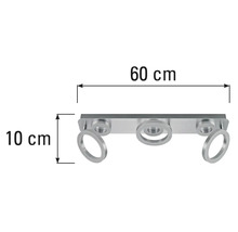 Imagine cu o lampă cu dimensiunile de 60 pe 10 centimetri.
