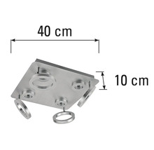 Plafonieră cu dimensiunile de 40 pe 10 centimetri