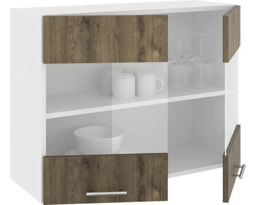 Dulap suspendat cu două uși și rafturi interne