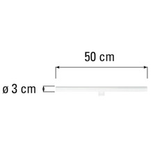 Canal de duș cu o lungime de 50 de centimetri și un diametru de 3 centimetri