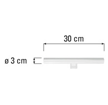 Țeavă cu dimensiuni: 30 de centimetri lungime, 3 centimetri diametru