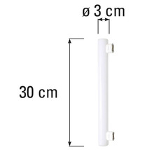 Tub fluorescent cu dimensiunile de 30 pe 3 centimetri