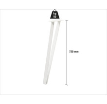 Picior de masă din metal, 720 mm înălțime, capacitate portantă 50 kg