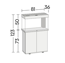 Dimensiunile unui acvariu cu dulap