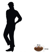 Suport maro pentru plante cu dimensiunile de 30 cm pe 4,5 cm