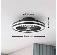 Ventilator de tavan cu dimensiuni
