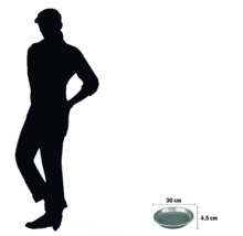 Bol decorativ, diametru 30 cm, inaltime 4,5 cm