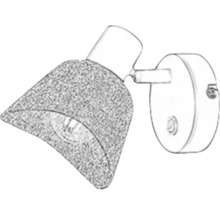 Lampă de perete cu spot reglabil