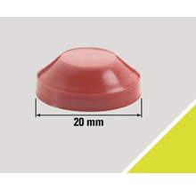 Capac de protecție din plastic, diametru de 20 milimetri