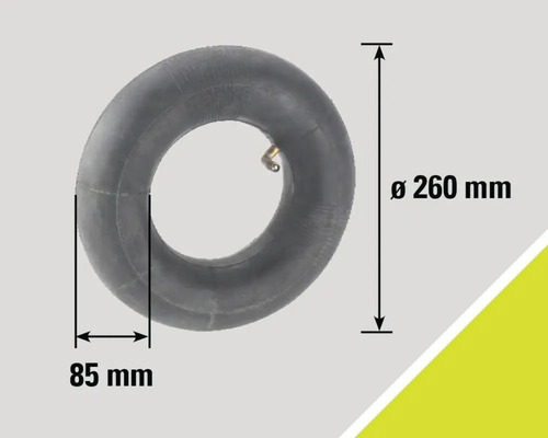 Camera de aer cu diametrul de 260 mm și lățimea de 85 mm