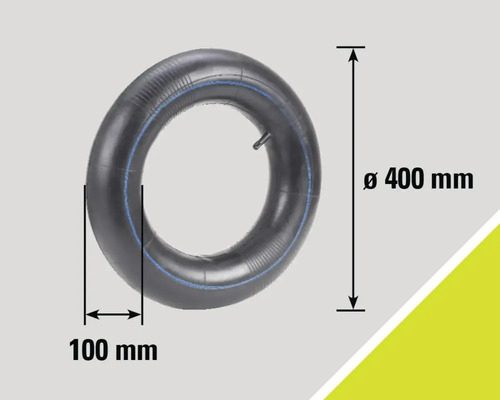 Cameră de aer cu un diametru de 400 milimetri și o lățime de 100 milimetri