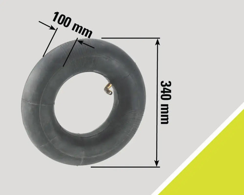 Camera de aer cu dimensiunile de 340 mm pe 100 mm