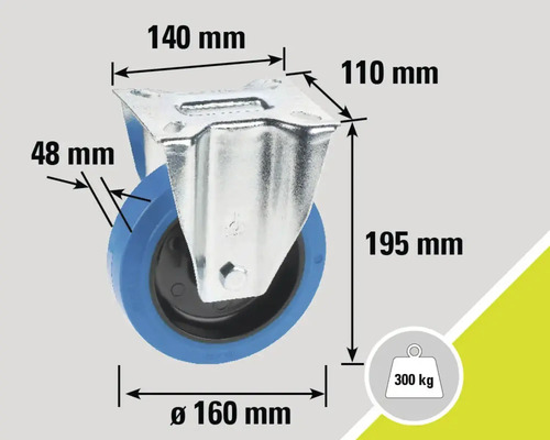 Rată cu specificații de dimensiuni și o capacitate portantă de 300 de kilograme