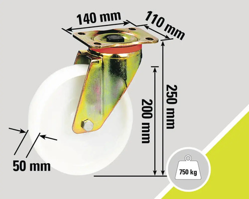 Rată cu dimensiuni și capacitate portantă de până la 750 de kilograme