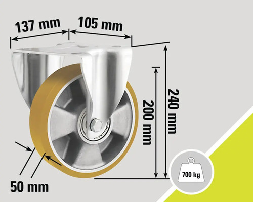 "Rată cu dimensiuni: 137 mm, 105 mm, 240 mm, 200 mm și 50 mm