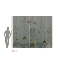 Fototapet cu sirene și motive subacvatice, inclusiv indicații de dimensiuni