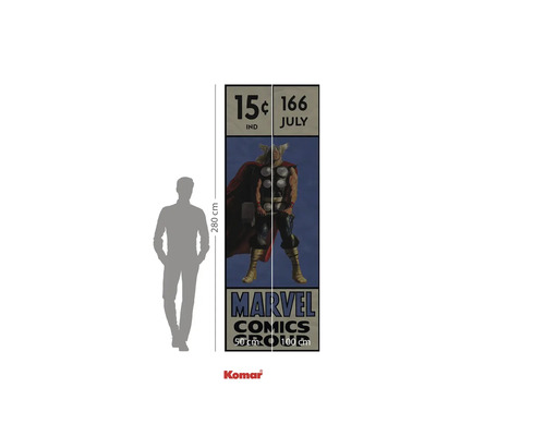 Fototapet Komar cu motiv benzi desenate Marvel Thor, circa 100 x 280 cm