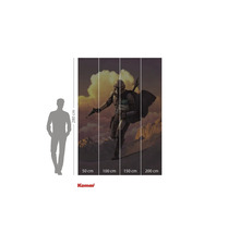 Tapet foto Komar cu Mandalorian și copil, 280 x 200 centimetri