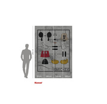 Fototapet Komar Mickey Mouse cu dimensiunile 280 x 200 centimetri