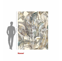 Tapet foto Komar cu motiv de frunze tropicale, 250 cm înălțime și 200 cm lățime