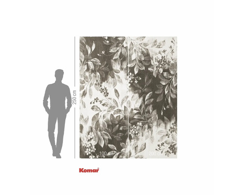 Tapetă foto cu motiv floral, lățime 300 cm și înălțime 250 cm