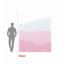 Tapet foto Komar cu model ondulat, dimensiuni 250 x 300 cm