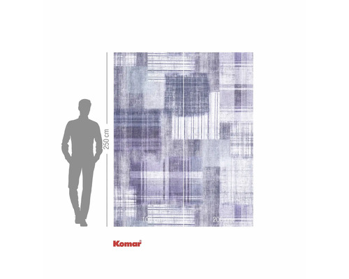 Tapetă foto cu model geometric și indicație de dimensiune.