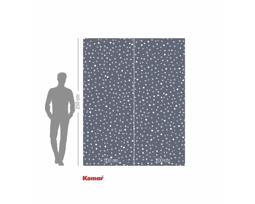 Fototapet Komar cu model punctat și dimensiuni 250 x 300 cm