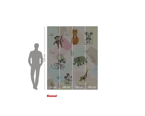 Fototapet cu motive animale și Mickey Mouse