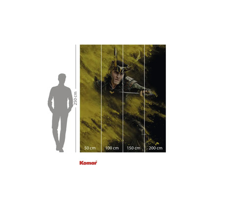 Tapet mural Komar Loki, 250 x 200 centimetri