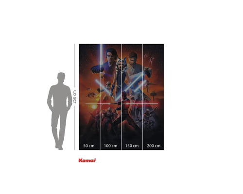 Fototapet Star Wars cu design Star Wars: Războiul clonelor